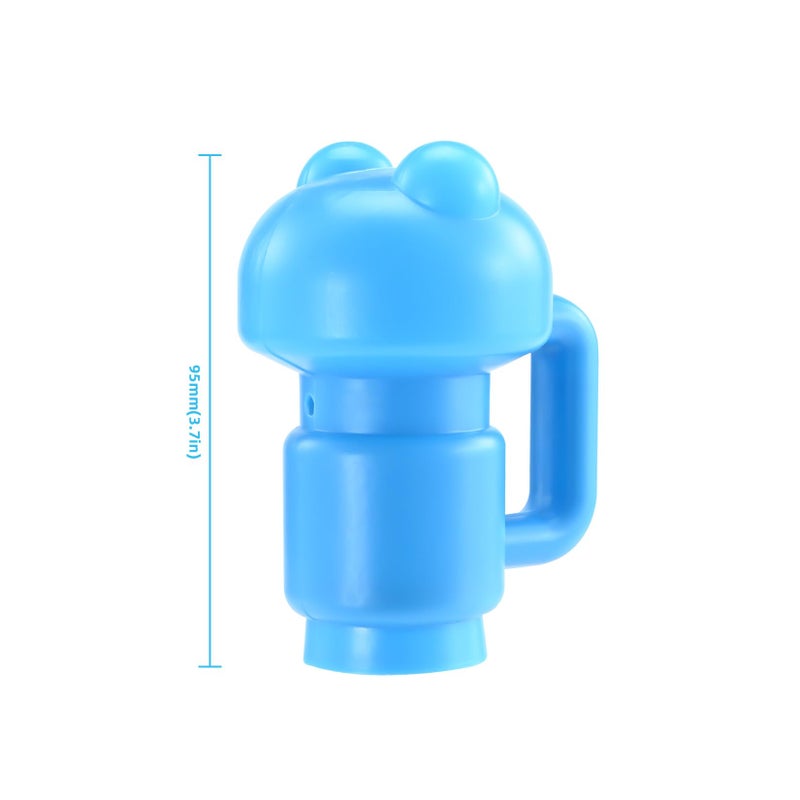 ZIZILAND 1.26" Diameter Trampoline Enclosure Pole Cap for Net Hook, 6 Pieces, Blue, Only Fit in 32mm(1.26in) Diameter Trampoline Pole - Image 4